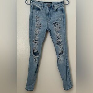 Hollister Jeans elastic size 3
